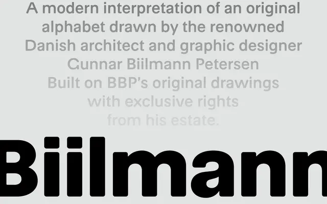 Biilmann specimen from A2-Type