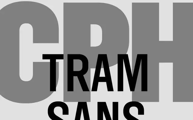 CPH Tram Sans specimen from A2-Type