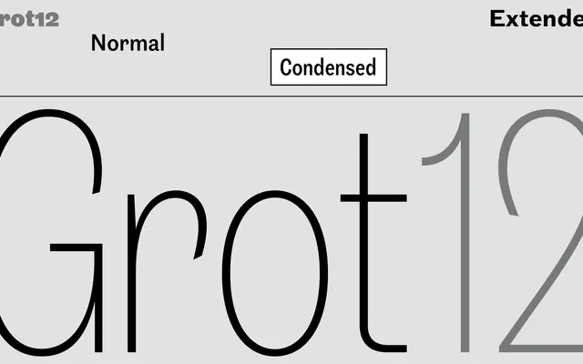 Grot12 Condensed specimen from A2-Type