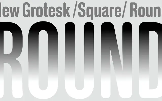 New Grotesk Round specimen from A2-Type