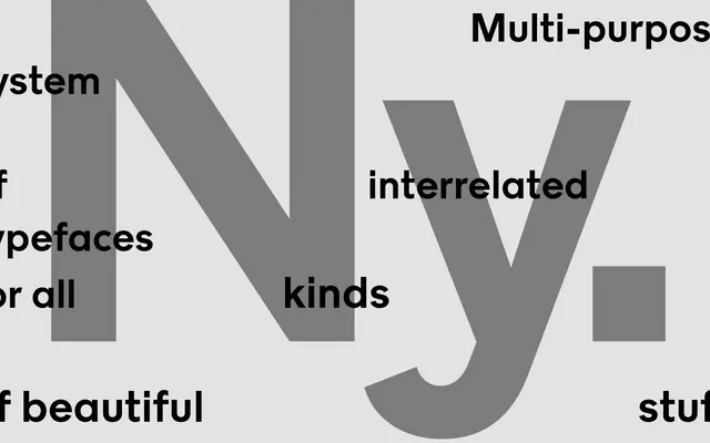 Ny. Sans specimen from A2-Type