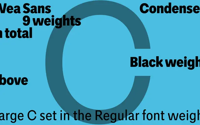 WEA Sans Condensed specimen from A2-Type