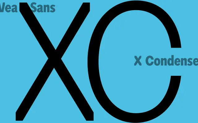 WEA Sans X Condensed specimen from A2-Type