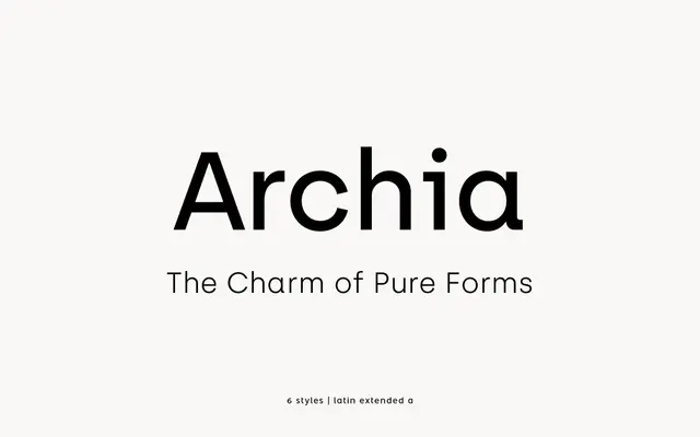 Archia specimen from atipo foundry