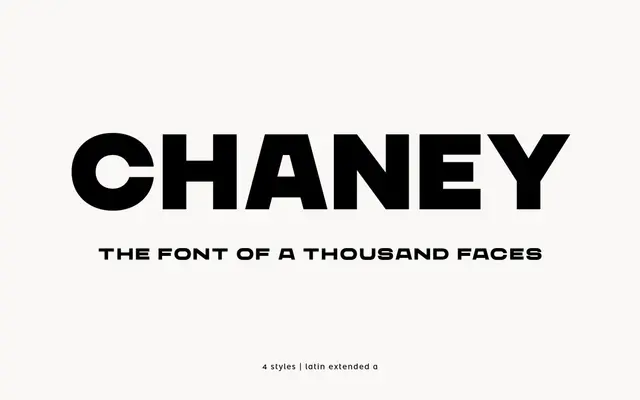 Chaney specimen from atipo foundry