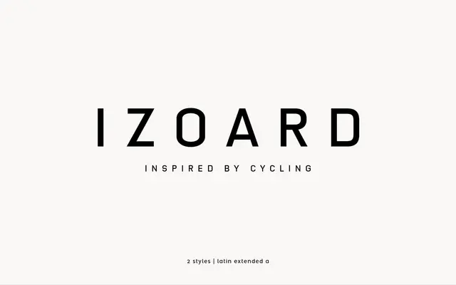 Izoard specimen from atipo foundry