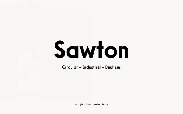 Sawton specimen from atipo foundry