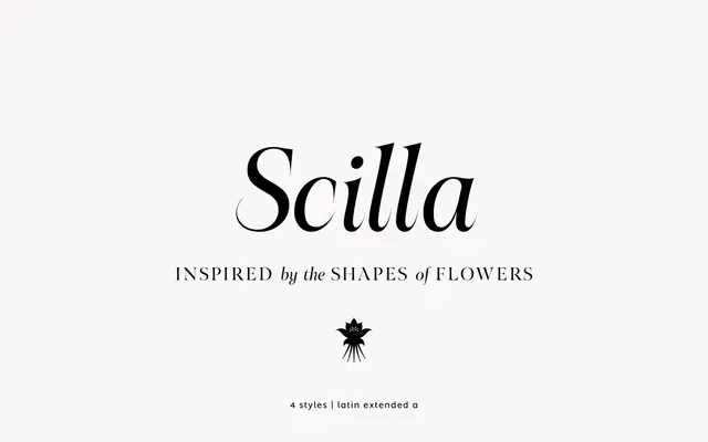 Scilla specimen from atipo foundry