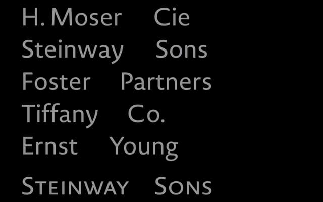 Novel Sans specimen from Atlas Fonts