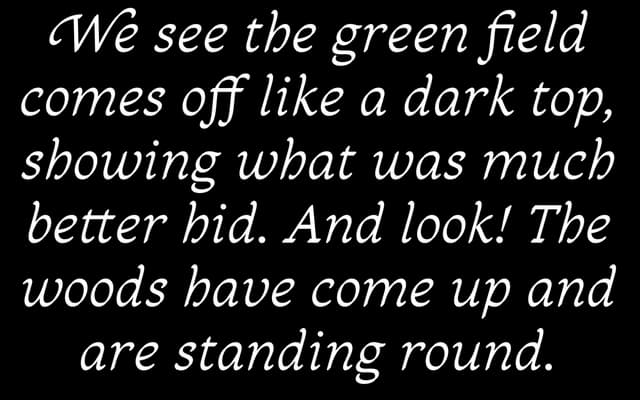 Sandleford Italic specimen from Beasts of England