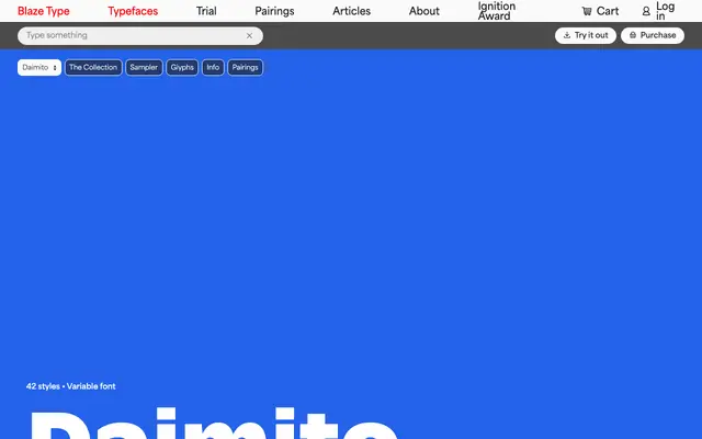 Daimito specimen from Blaze Type