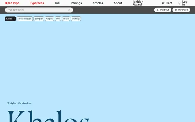Khalos specimen from Blaze Type