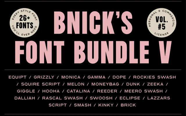Slab Serif Collection specimen from Brandon Nickerson