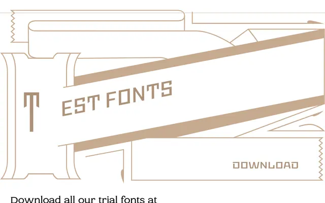Test Fonts specimen from Cantrell Type