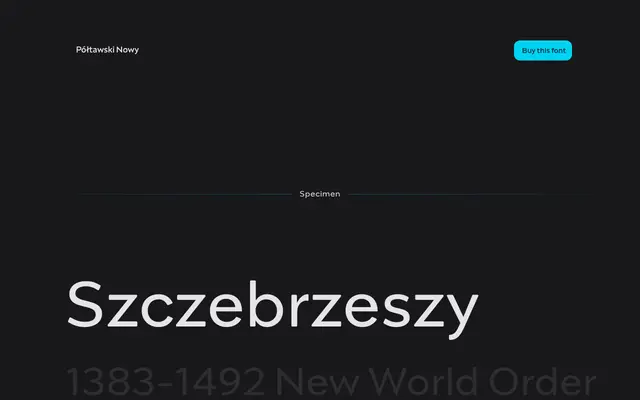 Półtawski Nowy specimen from Capitalics