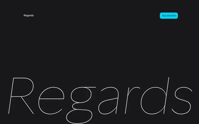 Regards specimen from Capitalics