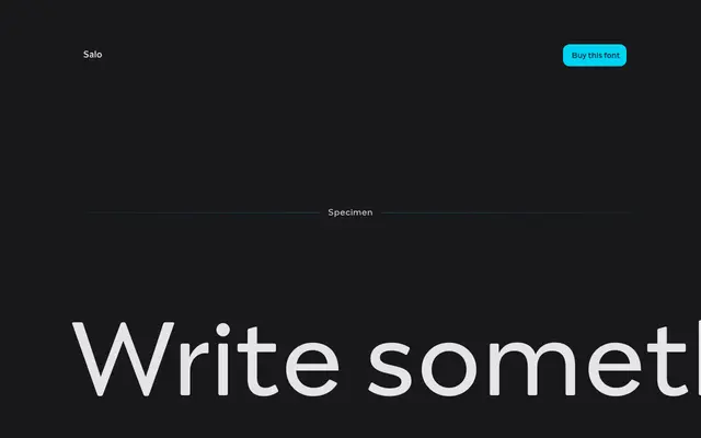 Salo specimen from Capitalics