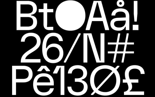 FK Display specimen from Florian Karsten