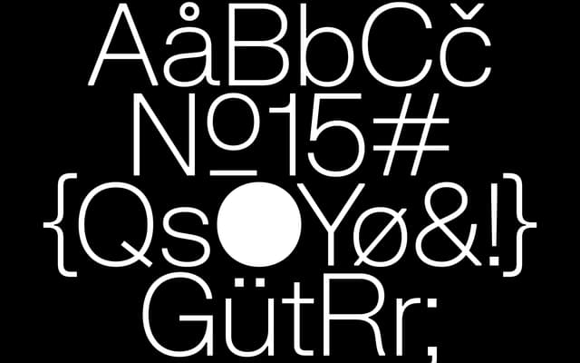 FK Grotesk Neue specimen from Florian Karsten