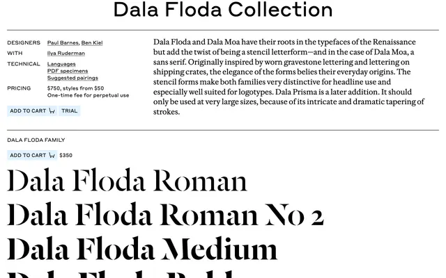Dala Floda Collection specimen from Commercial Type