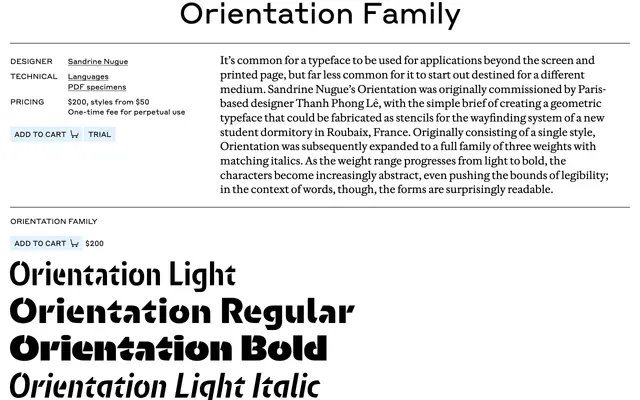 Orientation specimen from Commercial Type