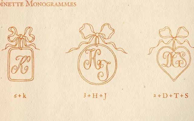 Antoinette Monogrammes specimen from Dharma Type