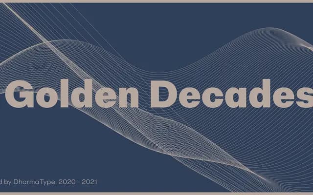 Golden Decades specimen from Dharma Type
