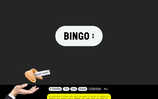 ABC Bingo specimen from Dinamo Typefaces