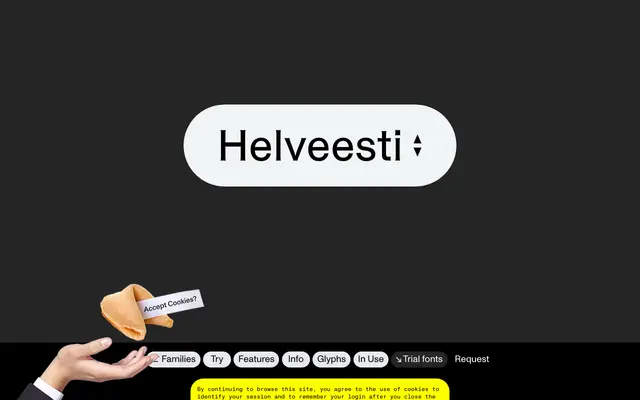 ABC Helveesti specimen from Dinamo Typefaces