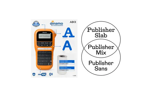 ABC Publisher specimen from Dinamo Typefaces