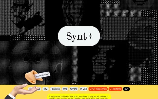 ABC Synt specimen from Dinamo Typefaces