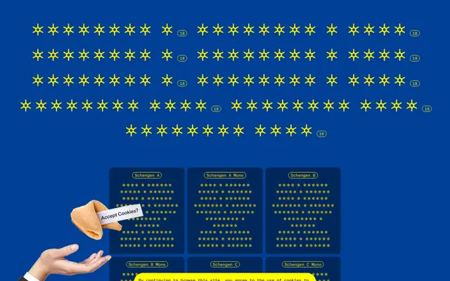 Schengen specimen from Dinamo Typefaces