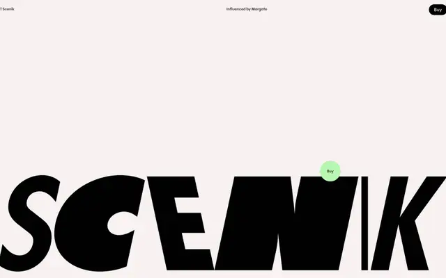 Scenik specimen from Frost