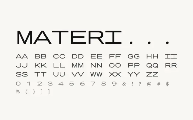 Material Symbols Rounded specimen from Google Fonts