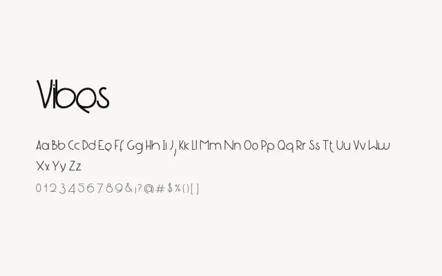 Vibes specimen from Google Fonts