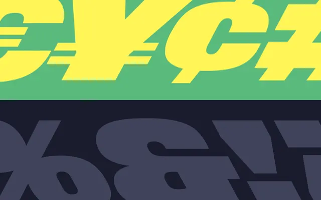 Nitro & Turbo specimen from Hoefler & Co