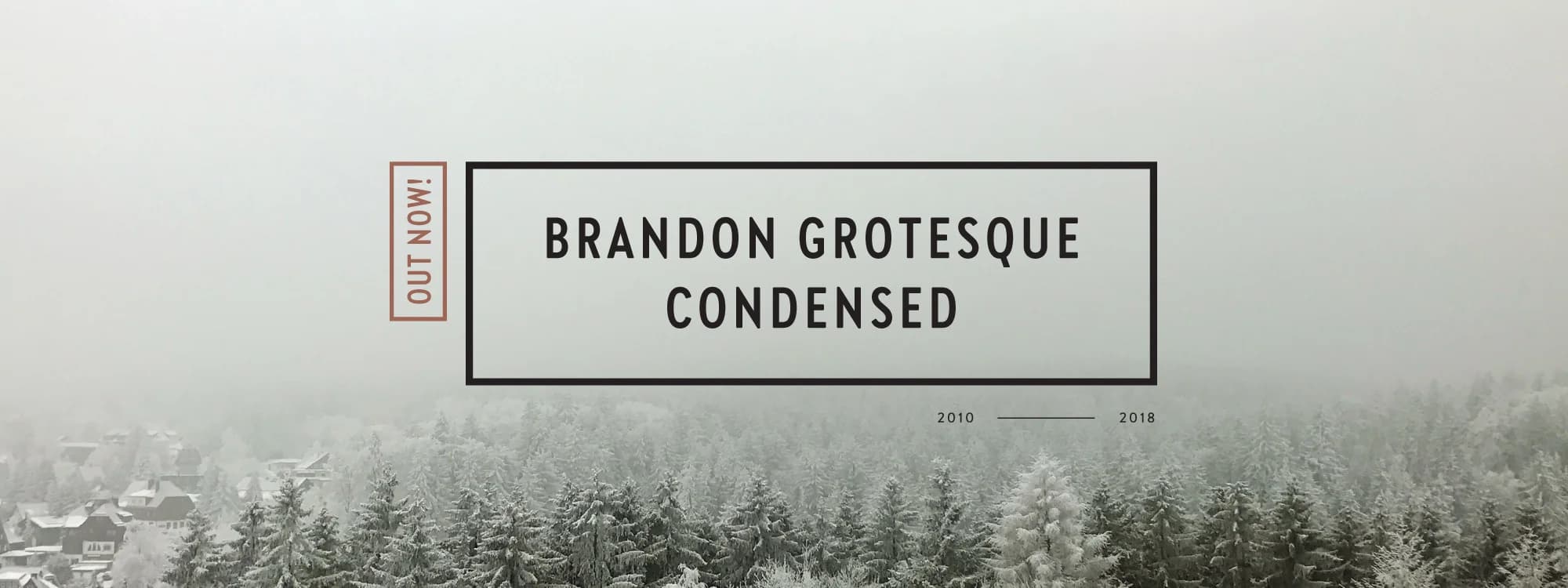 Brandon Grotesque Condensed specimen from HvD Fonts