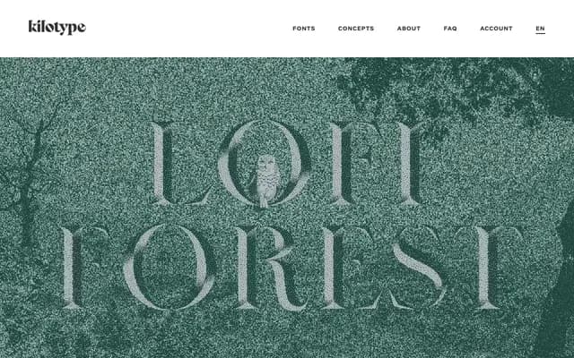 Lofi Forest specimen from Kilotype