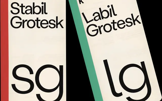 Labil Grotesk specimen from KOMETA Typefaces