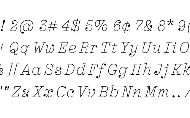 Editeur specimen from Nouvelle Noire