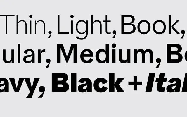 Pivot Grotesk specimen from Nouvelle Noire