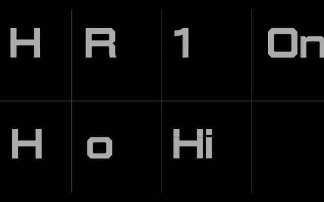AAA Expanded specimen from Playtype