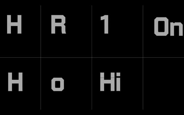 AAA specimen from Playtype