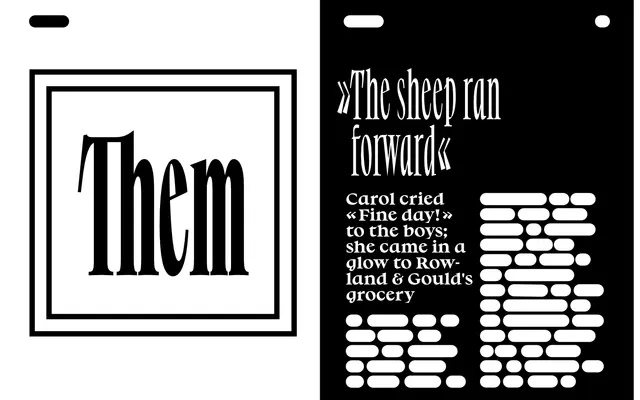 No. 3 Series specimen from Road to Venice Type