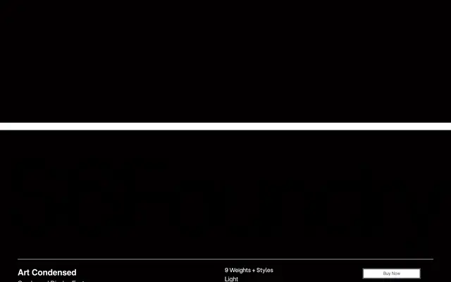 Arto Condensed specimen from S6 Foundry