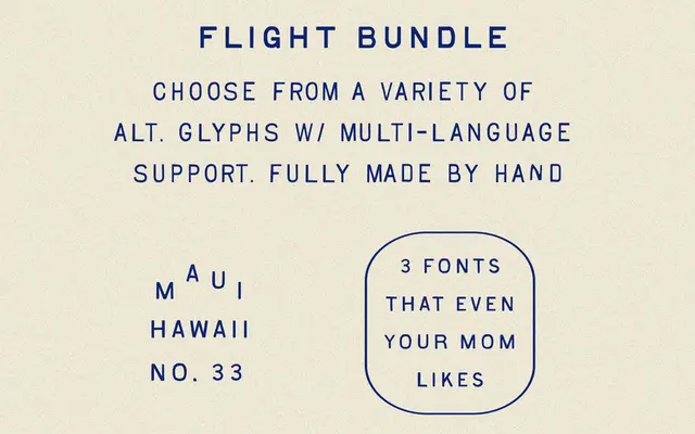Flight Bundle specimen from Taylor Penton