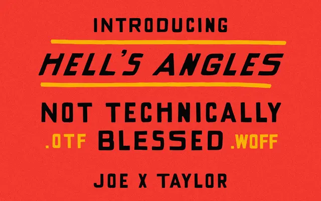 Hell's Angles specimen from Taylor Penton