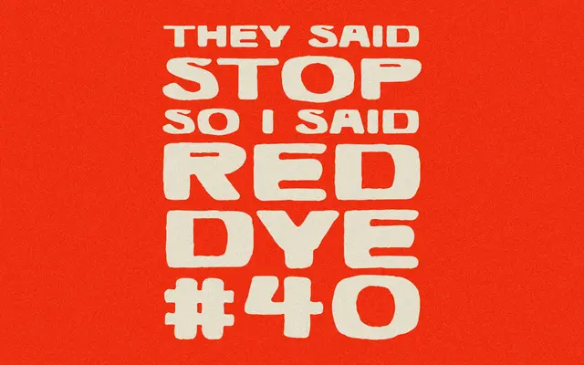 Red Dye 40 specimen from Taylor Penton