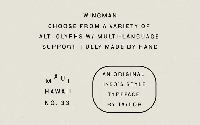 Wingman specimen from Taylor Penton