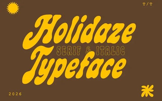 Holidaze Display specimen from Tropical Type